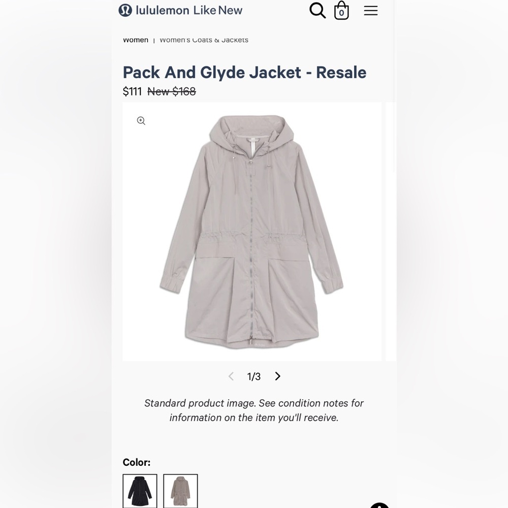 Lululemon rain jacket